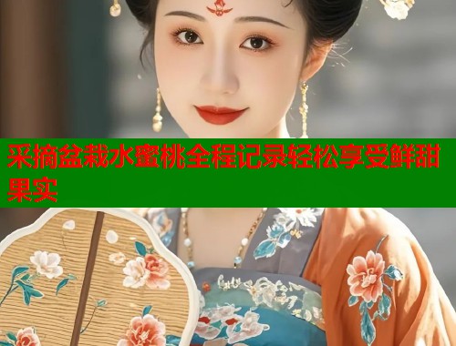 采摘盆栽水蜜桃全程记录轻松享受鲜甜果实  第1张